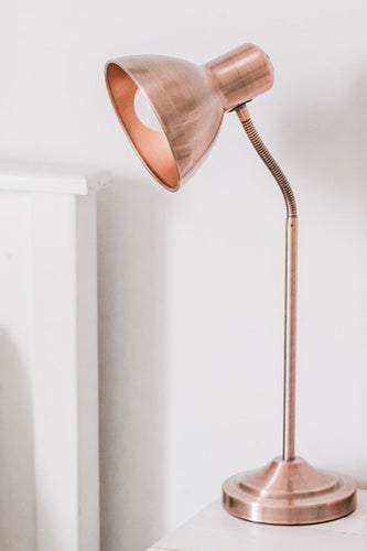 Copper Side Lamp